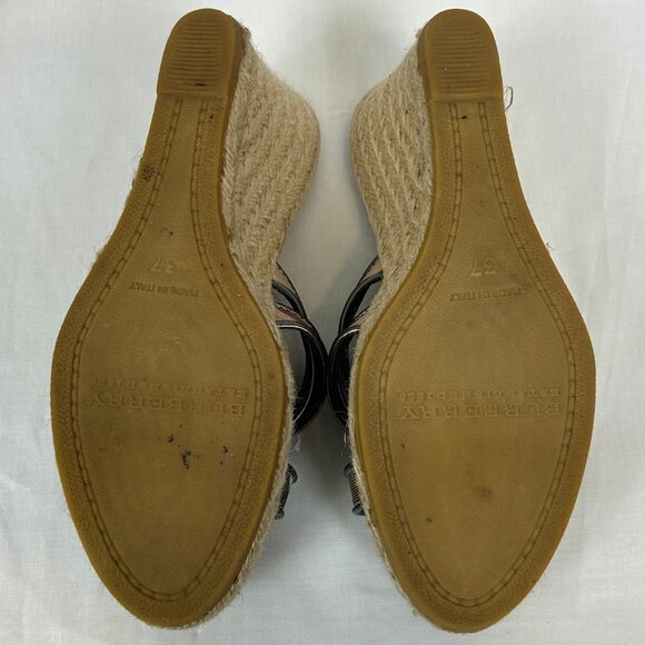 Burberry Canvas Espadrille Heels - Picture 9 of 10